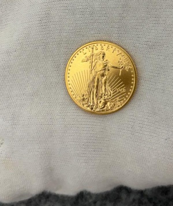 Moneda-aguila-Americana-14-oz-2018_anverso_GoldenArt Moneda oro American Eagle 1/4 oz 2018