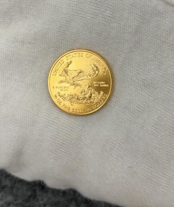 Moneda-aguila-Americana-14-oz-2018_reverso_-GoldenArt Moneda oro American Eagle 1/4 oz 2018