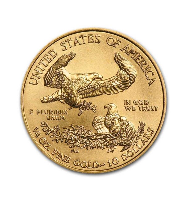 cara-moneda-oro-american-eagle-1-4-oz-2018 Moneda oro American Eagle 1/4 oz 2018