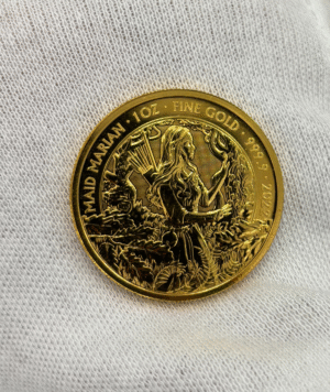 Moneda Oro Maid Marian 1 oz_ reverso/GoldenArt