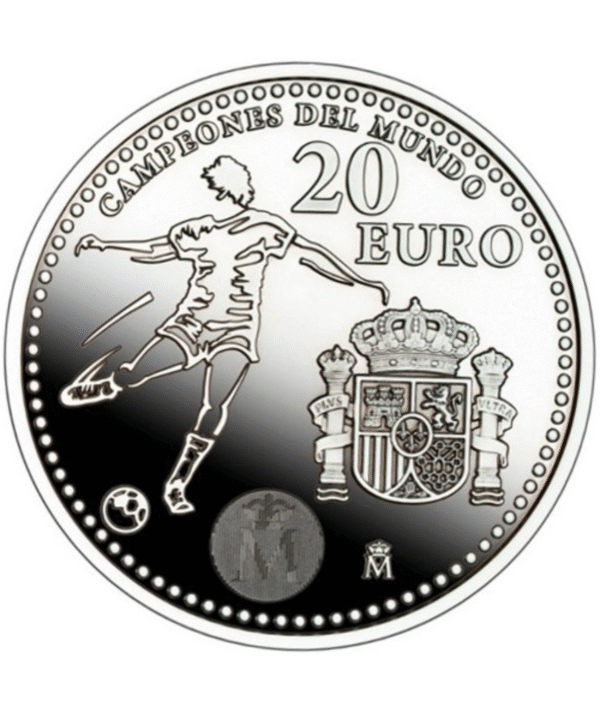 Moneda Plata Campeones del Mundo_anverso/GoldenArt