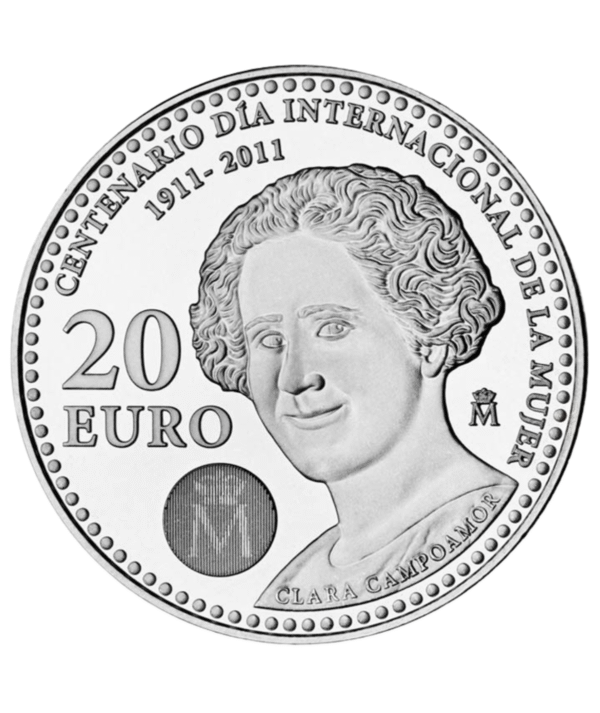 Moneda Plata Clara Campoamor 2011_anverso/GoldenArt
