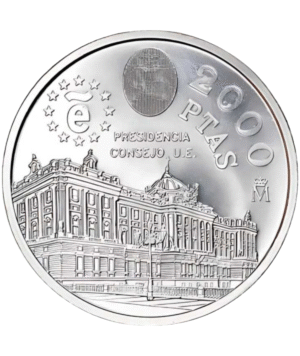 Moneda Plata Presidencia Consejo U.E_ anverso/GoldenArt Moneda Plata Presidencia Consejo U.E_ anverso/GoldenArt