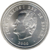Moneda Plata V Centenario Carlos v 2000