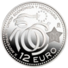 Moneda Plata X Aniversario Unión Económica Europea 2009_ anverso/GoldenArt