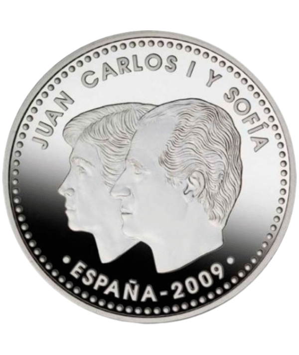Moneda Plata X Aniversario Unión Económica Europea 2009