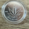 Moneda plata Cannabis 2024 _ rev/GoldenArt Moneda plata Cannabis 2024 _ rev/GoldenArt
