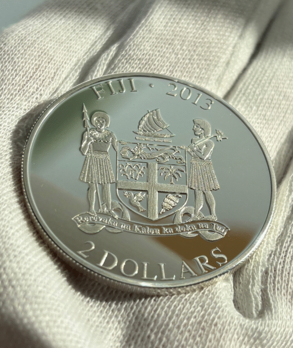 Moneda plata Gato mi gran protector 2013 reverso/ GoldenArt Moneda plata Gato mi gran protector 2013