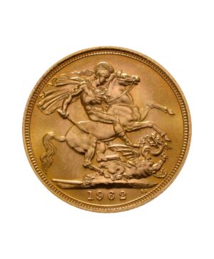 moneda-oro-soberano-reina-isabel-ii-1962 Moneda oro Soberano de la reina Isabel II de 1962 de 7,32 gr