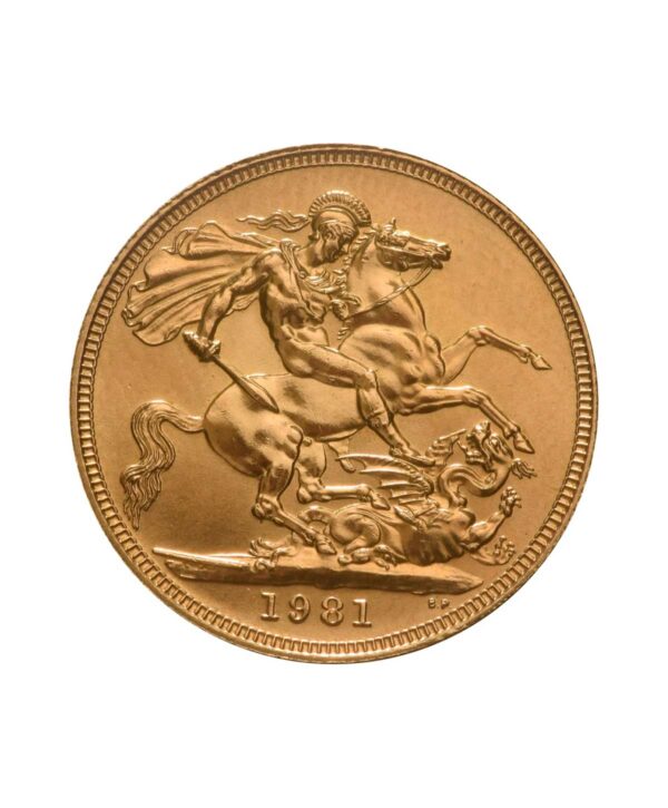 moneda-oro-soberano-reina-isabel-ii-1981 Moneda oro Soberano de la reina Isabel II de 1981 de 7,32 gr