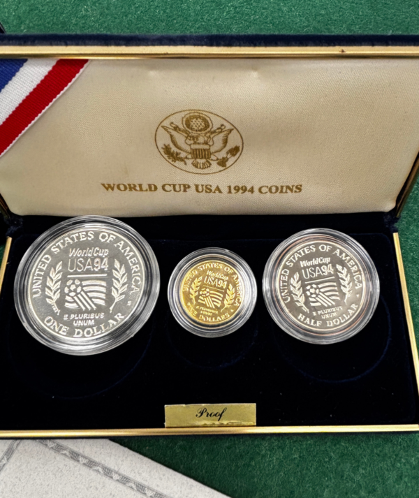 Moneda Conmemorativas de la copa del mundo FIFA 1994_ reverso/GOLDENaRT