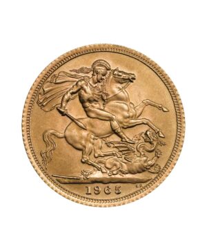 moneda-oro-soberano-de-la-reina-isabel-ii-de-1965-de-732-gr Moneda oro Soberano de la reina Isabel II de 1965 de 7,32 gr