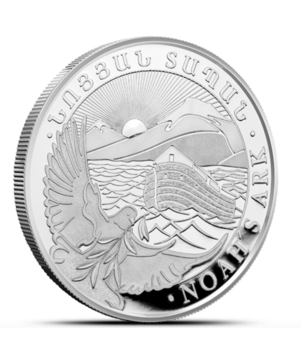 Moneda Plata Arca Noe Plata 2025_ goldenart anverso Moneda Plata Arca Noe Plata 2025_ goldenart anverso