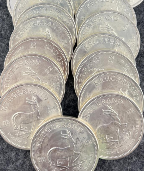 Moneda Plata Krugerrand 2022_ REVERSO/Goldenart Moneda Plata Krugerrand 2022_ REVERSO/Goldenart