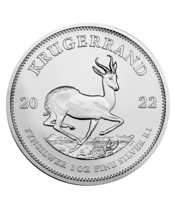 Moneda Plata Krugerrand 202_ Reverso_Goldenart Moneda Plata Krugerrand 202_ Reverso_Goldenart