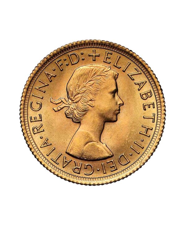 cara-moneda-oro-soberano-de-la-reina-isabel-ii-de-1966-de-732-gr Moneda oro Soberano de la reina Isabel II de 1966 de 7,32 gr