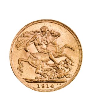 moneda-oro-soberano-de-la-reina-isabel-ii-de-1914-de-732-gr Moneda oro Soberano de la reina Isabel II de 1914 de 7,32 gr