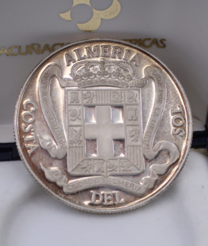 Moneda Medalla Plata Almería Costa Del Sol /GoldenArt Moneda Medalla Plata Almería Costa Del Sol /GoldenArt