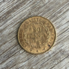 Moneda Oro 20 Francos Franceses Génie 1897 anverso/GoldenArt Moneda Oro 20 Francos Franceses Génie 1897