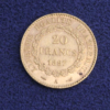 Moneda Oro 20 Francos Franceses Génie 1897