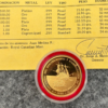 Moneda Oro V Centenario del Descubrimiento y Evangelización de América 1990_ reverso/Goldenart Moneda Oro V Centenario del Descubrimiento y Evangelización de América 1990
