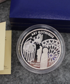 Moneda Plata Art Gothique1999 /GoldenArt Moneda Plata Art Gothique1999 /GoldenArt