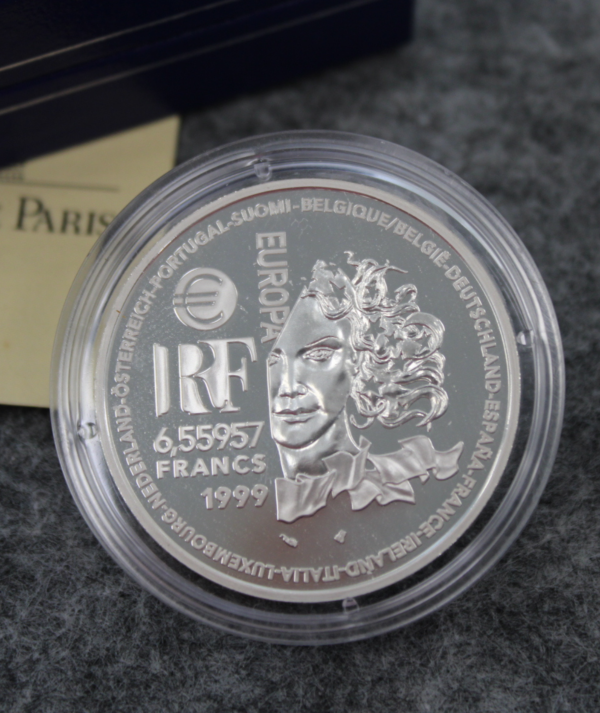 Moneda Plata Art Gothique1999 re/GoldenArt