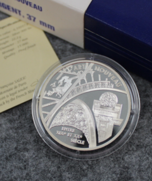 Moneda Plata Art Nouveau 2000_Portada/GoldenArt Moneda Plata Art Nouveau 2000_Portada/GoldenArt
