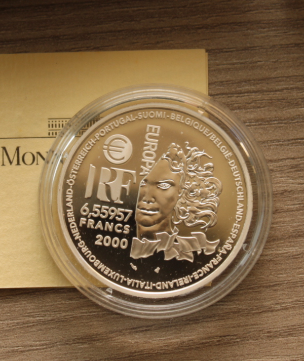 Moneda Plata Art del Renacimiento 2000