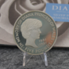 Moneda Plata Conmemorativa Princesa Diana 1999 anverso/GoldenArt Moneda Plata Conmemorativa Princesa Diana 1999