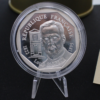 Moneda Plata Louis Pasteur 1995 _ PORTADA/GOLDENART