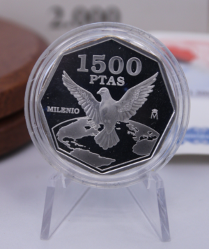 Moneda Plata Milenio Paz_ portada/GoldenArt Moneda Plata Milenio Paz_ portada/GoldenArt