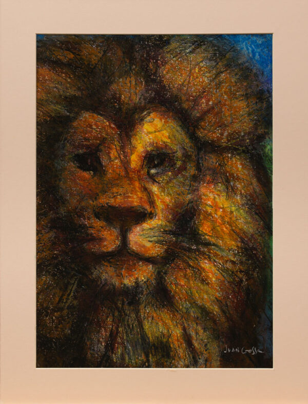LAMINA-170 Lámina Leon - Juan Crossa - Málaga - GOLDENART