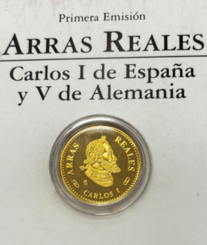 Moneda Arras Reales Carlos I de España y V de Alemania portada/GoldenArt