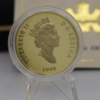 Moneda Oro 75º Aniversario del Descubrimiento de la Insulina 1998_ reverso/GoldenArt Moneda Oro 75º Aniversario del Descubrimiento de la Insulina 1998_ reverso/GoldenArt