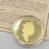 Moneda Oro La Máscara de Haida 1997_ reverso/GoldenArt