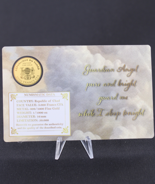 Moneda Oro Ángel Guardián 11000oz/reverso_goldenart