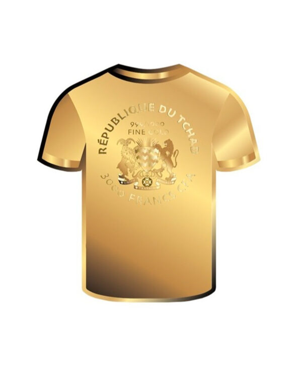 Moneda Oro camiseta de España de 1/1000oz