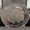 Moneda Medalla Plata Boda Real de Felipe VI y Letizia Ortiz 2004