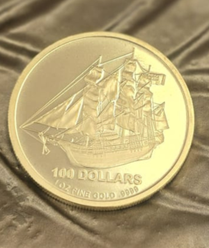 Moneda Oro Bounty Islas Cook 2009_ anverso _GoldenArt