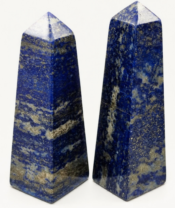 Lote de 7 Torres de Lapislázuli Natural (1020g) - Azul Eléctrico de Badajshán _ 2/ GoldenArt Lote de 7 Torres de Lapislázuli Natural (1020g) - Azul Eléctrico de Badajshán _ 2/ GoldenArt