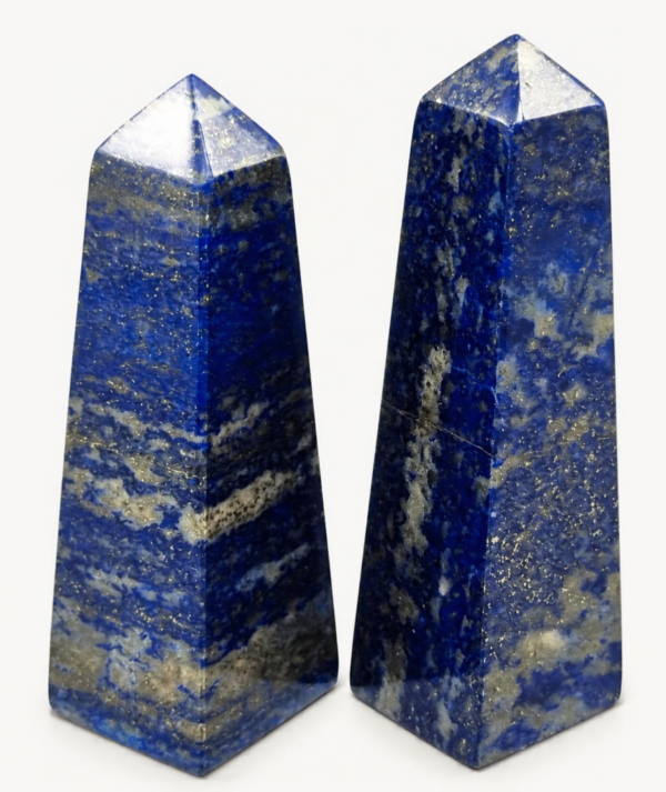 Lote de 7 Torres de Lapislázuli Natural (1020g) - Azul Eléctrico de Badajshán_ portada/Goldenart Lote de 7 Torres de Lapislázuli Natural (1020g) - Azul Eléctrico de Badajshán