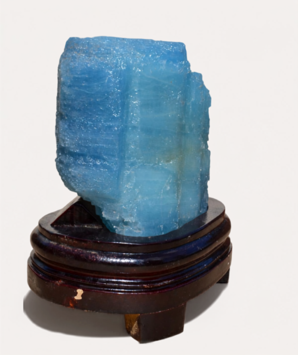 Mineral Aguamarina Natural de Gran Tamaño 2261 g lado/GoldenArt