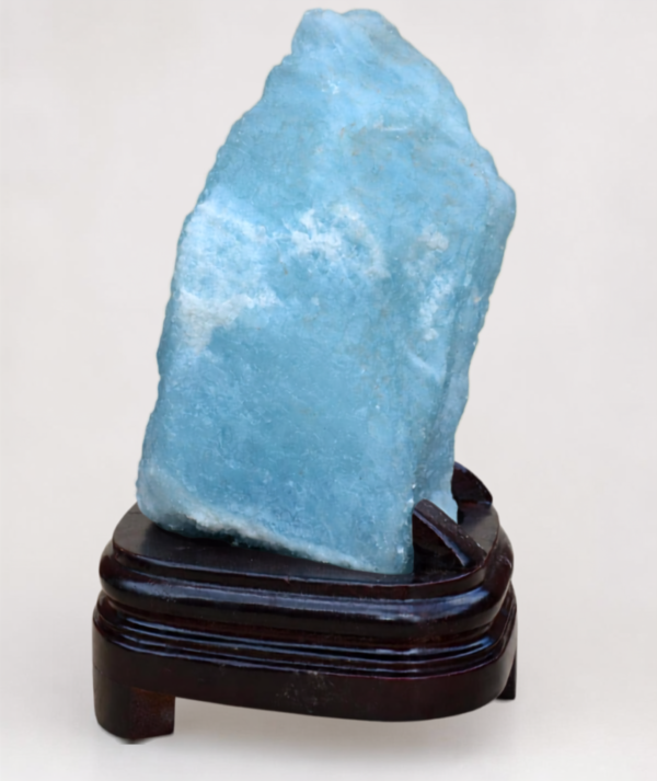 Mineral Aguamarina Natural de Grande 4079 g lado_ GoldenArt Mineral Aguamarina Natural de Grande 4079 g lado_ GoldenArt