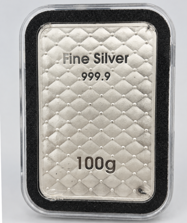 Lingote Plata Miindo 100 g _ reverso/Goldenart Lingote Plata Miindo 100 g _ reverso/Goldenart