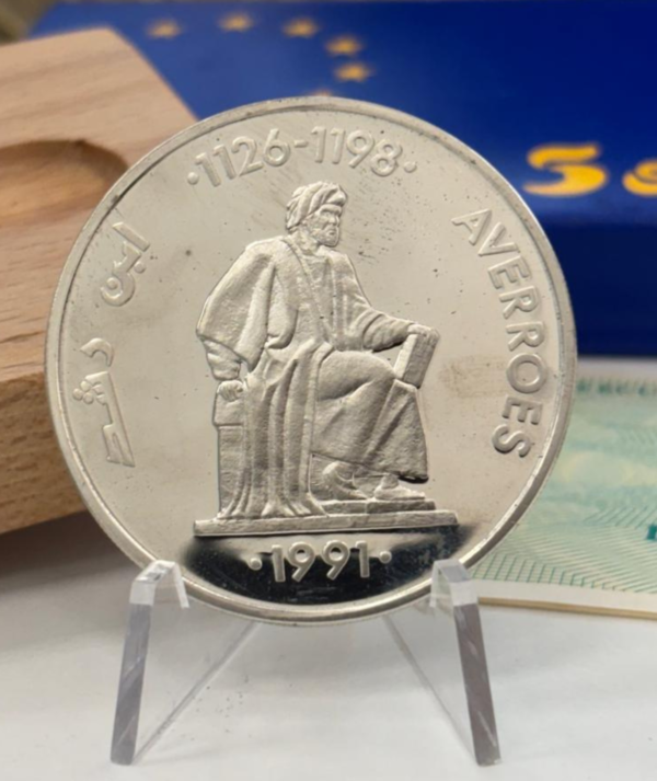 Moneda Plata Averroes_ anverso/GoldenArt