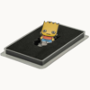 Moneda Plata Bart Simpson 2022 segunda imagen_ goldenart