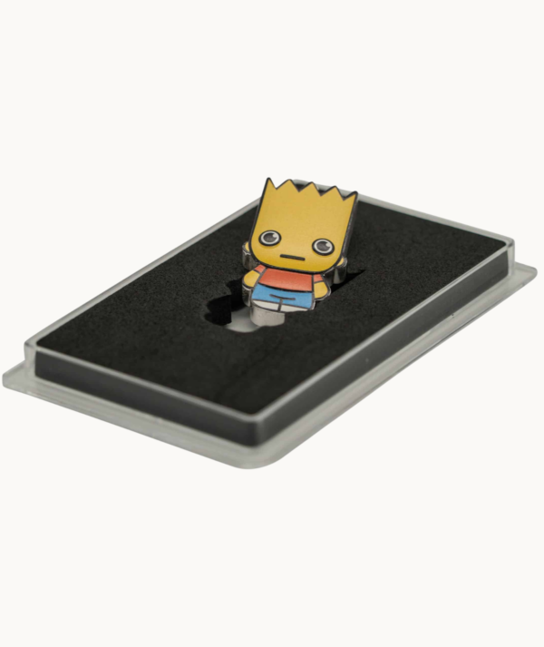 Moneda Plata Bart Simpson 2022 segunda imagen_ goldenart