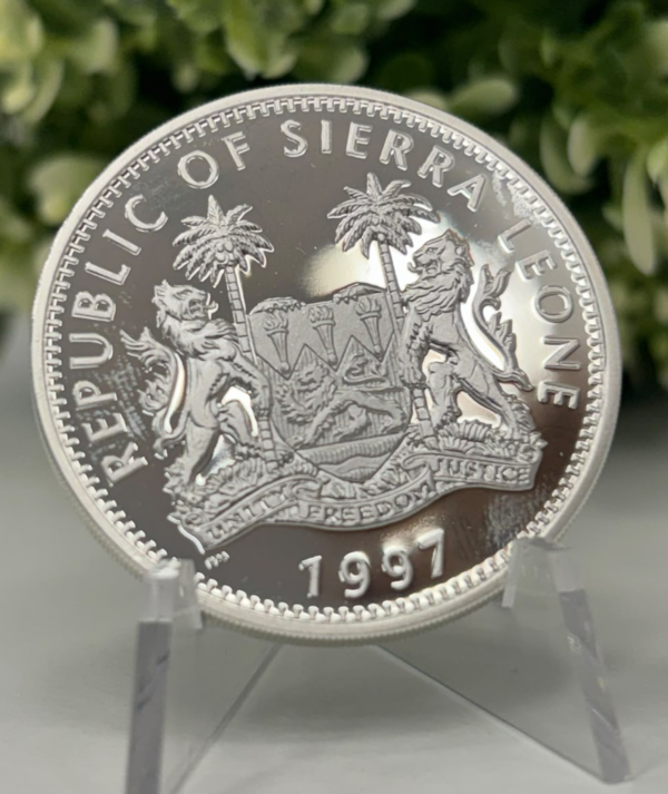 Moneda Plata Diana y Príncipes William - Harry 1997