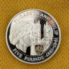 Moneda Plata Elisabeth and Philip 1947 - 1997 _ anverso_GoldenArt